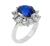 Sapphire Diamond Engagement Ring