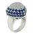 Sapphire Diamond White Gold Ring