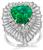 Estate 5.26ct Emerald 2.00ct Diamond Ring /Pendant