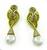 18k Gold Diamond Pearl Earrings