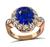 Victorian 6.45ct Sapphire 1.80ct Diamond Engagement Ring