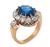 Sapphire Diamond Engagement Ring