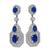 Sapphire Diamond Earrings