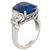Sapphire Diamond Engagemet Ring