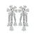 Diamond Platinum Earrings