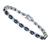 Estate 8.13ct Sapphire 0.50ct Diamond Bracelet