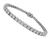 Estate 8.09ct Diamond Platinum Tennis Bracelet