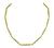 Estate G. Jensen Three Tone Gold Chain Necklace