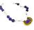 1970s Round Cut Diamond Bead and Oval Cut Amethyst Carved Crystal 18k Yellow Gold Necklace by A. Cipullo