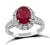 Estate AGL Certified 2.03ct Burmese Ruby 0.67ct Diamond Engagement Ring