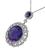 Amethyst Diamond Pendant Necklace