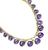 Amethyst Peridot Gold Necklace