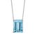 Estate 20.00ct Aquamarine Pendant Necklace