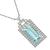 Aquamarine Diamond Pendant