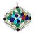 Estate Asch Grossbardt Multi Gemstone Inlay Pin / Pendant