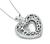 18k Gold Diamond Heart Pendant Necklace