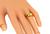 Round Cut Diamond 18k Yellow Gold Ring by Cartier