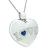 Round Cut Diamond 18k White Gold Heart Pendant by Chopard