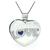 Estate Chporad 0.75ct Diamond Heart Pendant