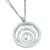 Round Cut Diamond 18k White Gold Happy Spirit Pendant Necklace by Chopard