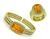 Estate Sonia B. 20.00ct Citrine 3.50ct Diamond Gold Bangle and Ring Set