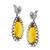 Citrine Diamond Earrings