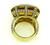 18k Gold Diamond Citrine Ring