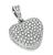 Estate 2.50ct Diamond Heart Pendant