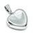 18k White Gold Diamond Heart Pendant
