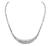 Round Cut Diamond 18k White Gold Necklace