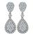 Estate 2.50ct Diamond Drop Earrings
