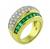 Diamond Emerald Gold Ring