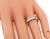 Baguette Cut Diamond 18k White Gold Eternity Wedding Band