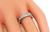 Round Cut Diamond 18k White Gold Eternity Wedding Band