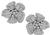 Estate 2.00ct Diamond Flower Earrings