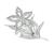 Diamond Flower Pin