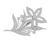 Round Cut Diamond Platinum Flower Pin