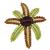 Estate 1.15ct Diamond 16.79ct Garnet 3.12ct Peridot Firework Pin