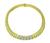 Round Cut Diamond 18k Yellow Gold Choker Necklace