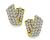 Estate 9.46ct Diamond Gold Earrings