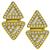 Estate 4.00ct Diamond Gold Earrings