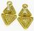 18k Yellow Gold Diamond Earrings