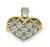 14k Gold Diamond Heart Pendant