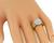 Round Cut Diamond 18k Yellow and White Gold Heart Ring