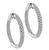 Estate 2.00ct Diamond Gold Hoops Earrings