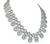 Round Cut Diamond 18k White Gold Choker Necklace