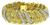 18k Yellow Gold Platinum Bracelet