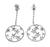 18k Gold Diamond Drop Earrings