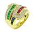 Diamond Sapphire Emerald Ruby Gold Ring