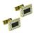 Estate 1.60ct Diamond Onyx Gold Cufflinks